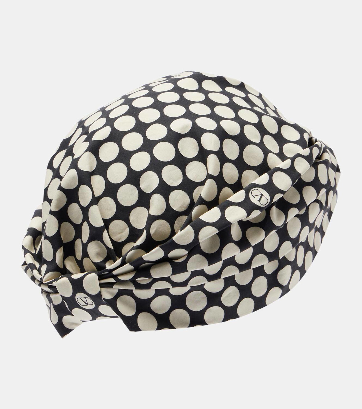 Valentino Escape Plus De Pois cotton head wrap