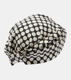 Valentino Escape Plus De Pois cotton head wrap