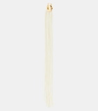Jil Sander Fringed hoop earrings