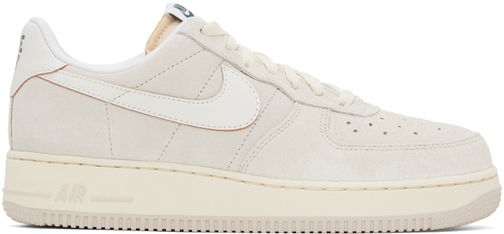 Photo: Nike Taupe Air Force 1 '07 Sneakers