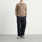Norse Projects Men's Standard Merino Lambswool Polo in Clay