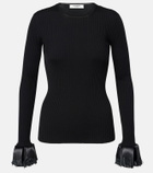 Fforme Nova ribbed-knit wool-blend sweater