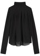 16 Arlington Lyca Georgette Blouse Black