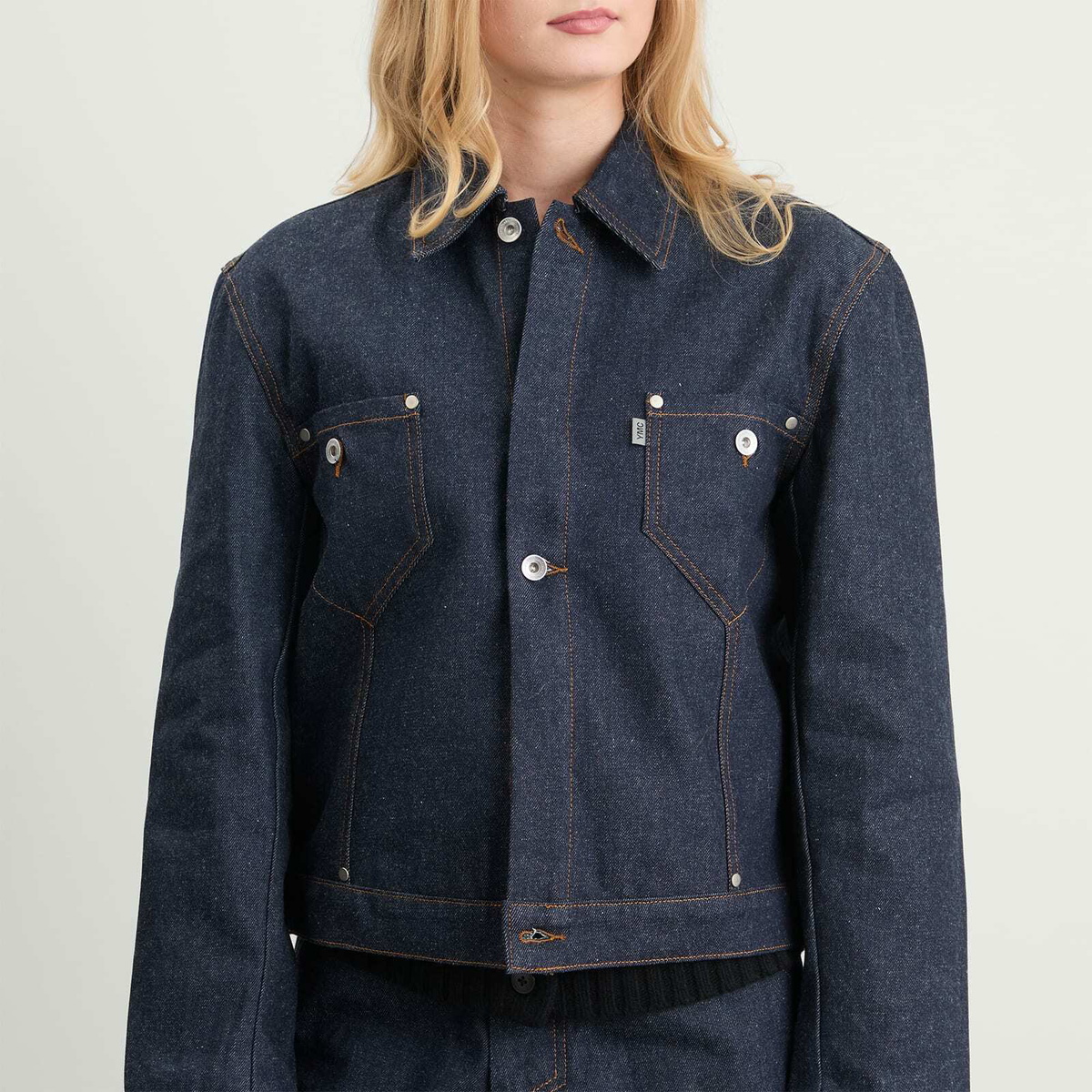 YMC Women's Loft Jacket in Indigo