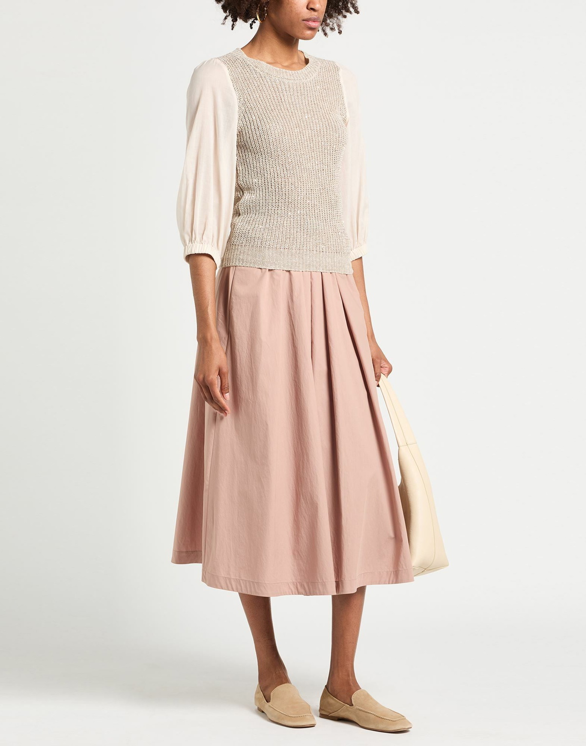Peserico Womens Sweater Light in Grey