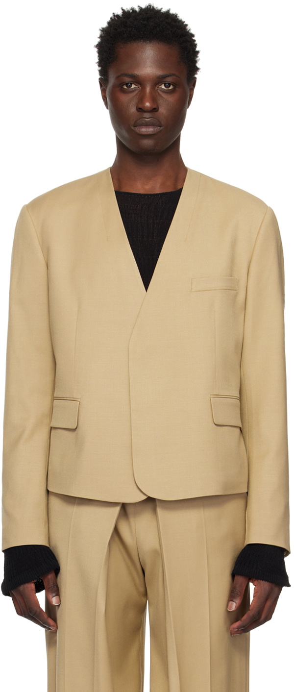 LOW CLASSIC SSENSE Exclusive Beige Blazer