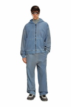 Diesel Relaxed D-Martyans Track Denim - Jeans - Unisex - Blue