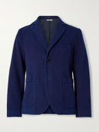 Blue Blue Japan - Sashiko Cotton-Piqué Suit Jacket - Blue