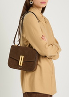Demellier The Vancouver Grained Leather Cross-body bag - Dark Brown - One Size