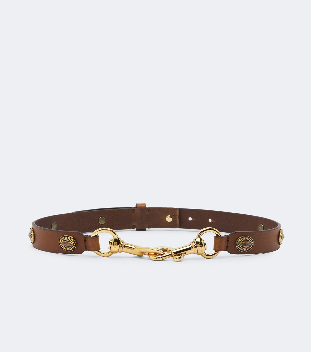 Etro Studded leather belt