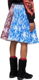 Chopova Lowena Blue & Purple Ducky Knee Carabiner Skirt
