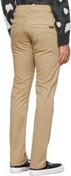 Nudie Jeans Beige Slim Adam Trousers