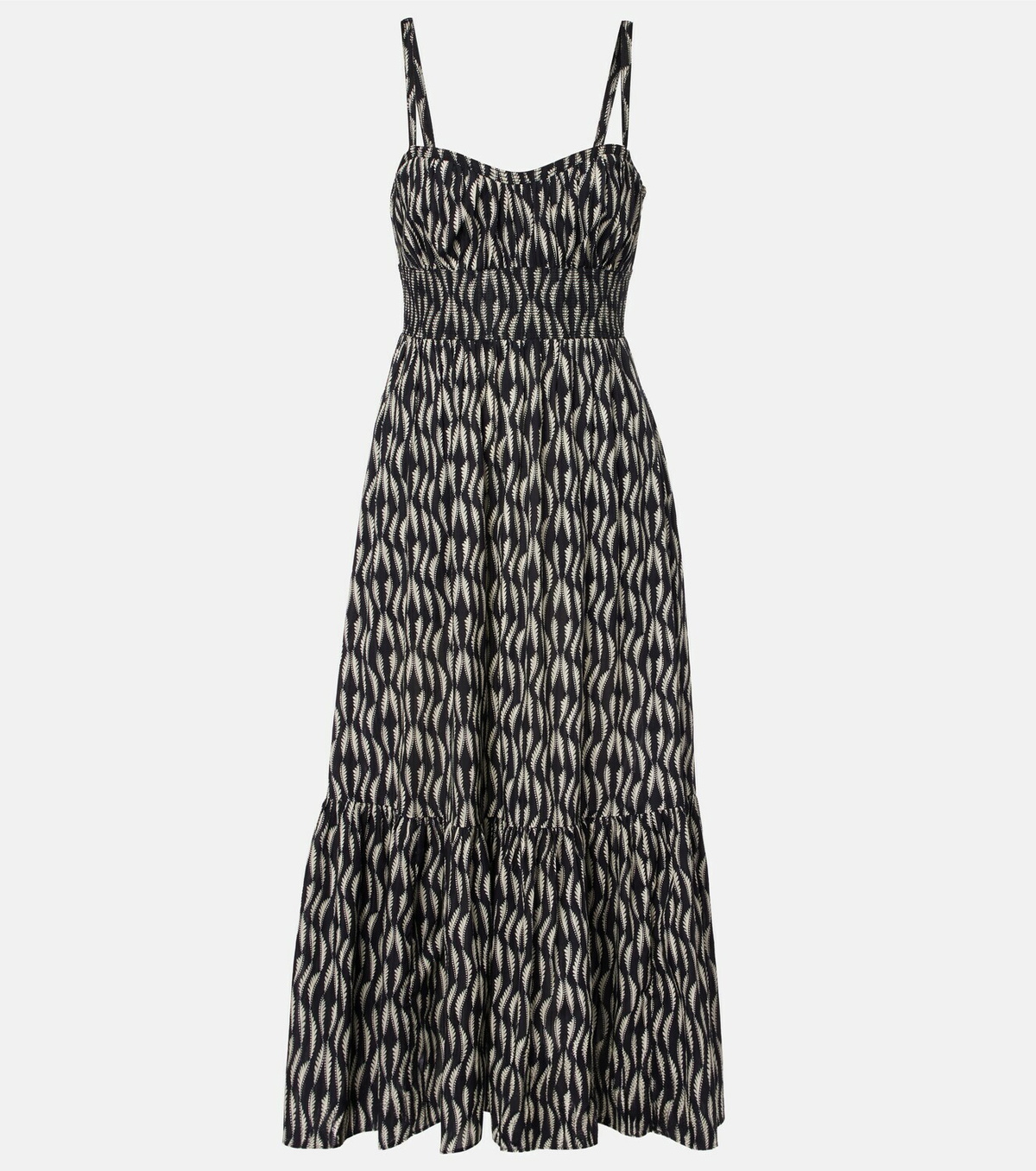 Ulla Johnson Nadine printed cotton-blend midi dress