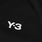 Y-3 3 Stripe Long Sleeve T-Shirt in Black/Off White