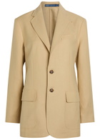 Polo Ralph Lauren Michele Hemp Blazer Tan