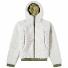 ROA Men's Heavy Furry Fleece Jacket in Silver Sage