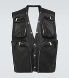 Rick Owens Deconstructed leather vest