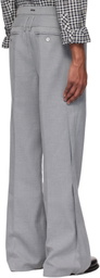 C2H4 Gray Corbusian Tailored Trousers