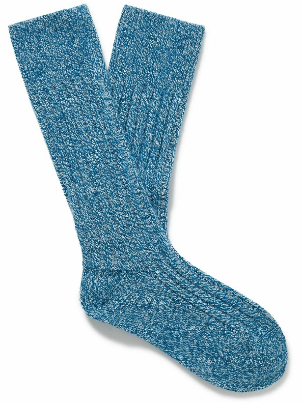 Photo: The Elder Statesman - Ribbed-Knit Socks
