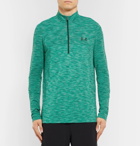 Under Armour - Vanish Seamless Mélange HeatGear Half-Zip Top - Men - Green