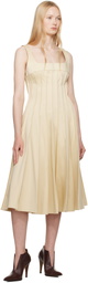 16Arlington Yellow Amalia Midi Dress