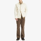 A.P.C. Men's Embroidered Kerlouan Work Jacket in Ecru