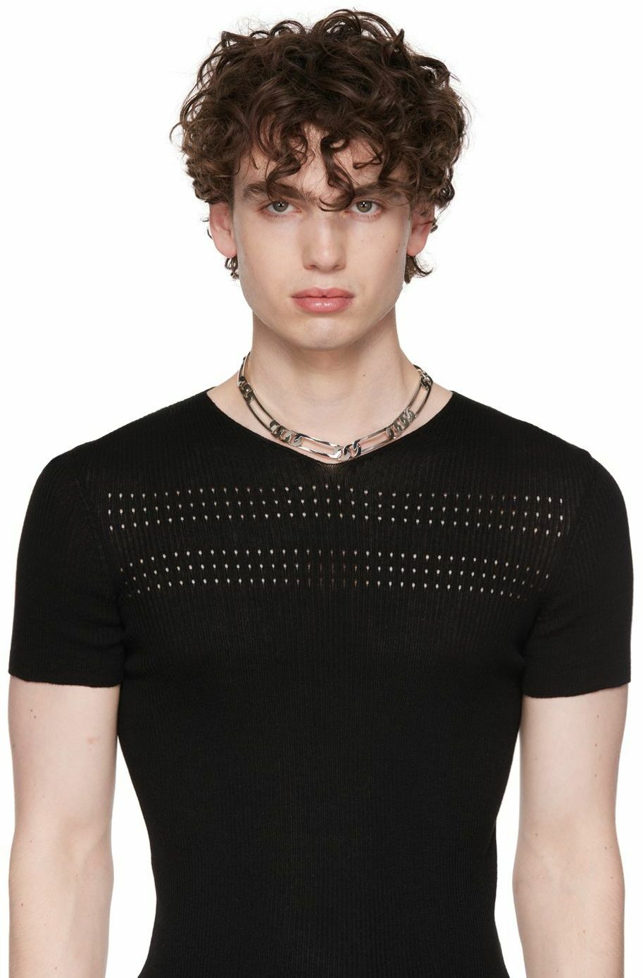 Numbering Silver Chain Necklace Numbering