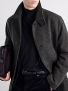 Sunspel - Wool-Tweed Coat - Green