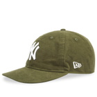 New Era NY Yankees Moleskin 59Fifty Cap in Dark Green