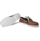 Sperry - Authentic Original Nubuck and Leather Boat Shoes - Brown