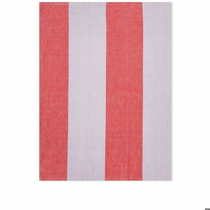 Photo: ferm LIVING Hale Tea Towel in Red/Lilac