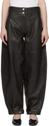 CO Brown Balloon Leather Pants