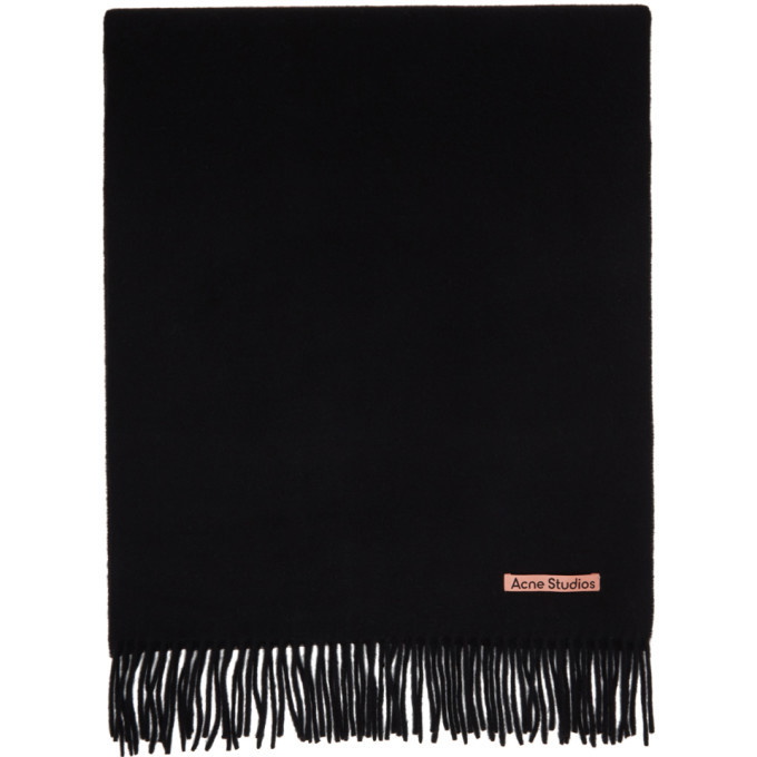 Photo: Acne Studios Black Narrow Scarf