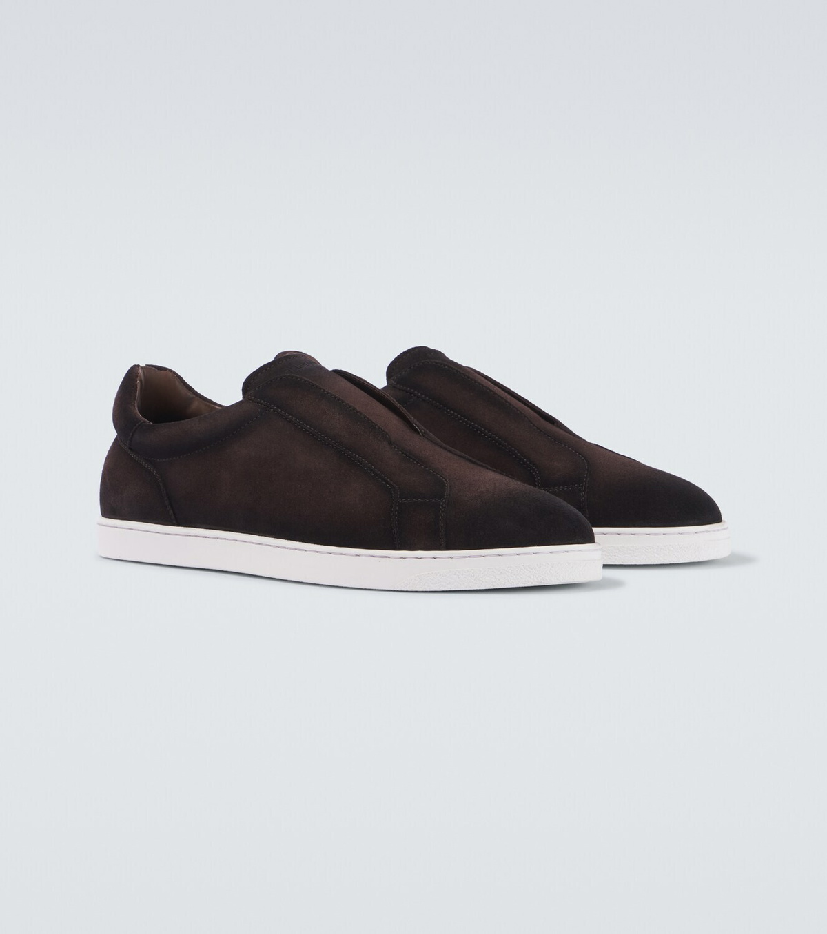 Magnanni Open suede sneakers