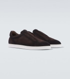 Magnanni Open suede sneakers