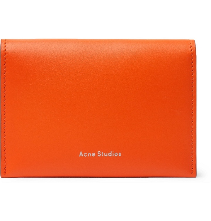 Photo: Acne Studios - Leather Bifold Cardholder - Orange