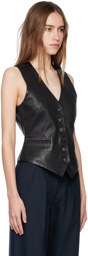 rag & bone Black Vanessa Vest