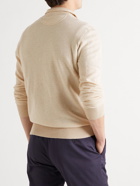 LORO PIANA - Roadster Striped Cashmere Half-Zip Sweater - Neutrals