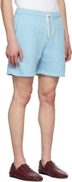 Casablanca Blue Organic Cotton Shorts