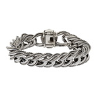 Emanuele Bicocchi Silver Plated Chain Bracelet