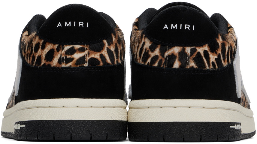 スニーカー AMIRI LEOPARD SKEL TOP LOW BLACK/WHITE SNEAKER AMIRI Leopard Skel Top Low leather sneakers - Casual Shoes