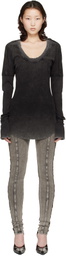 KNWLS Black Bellona Tunic Minidress