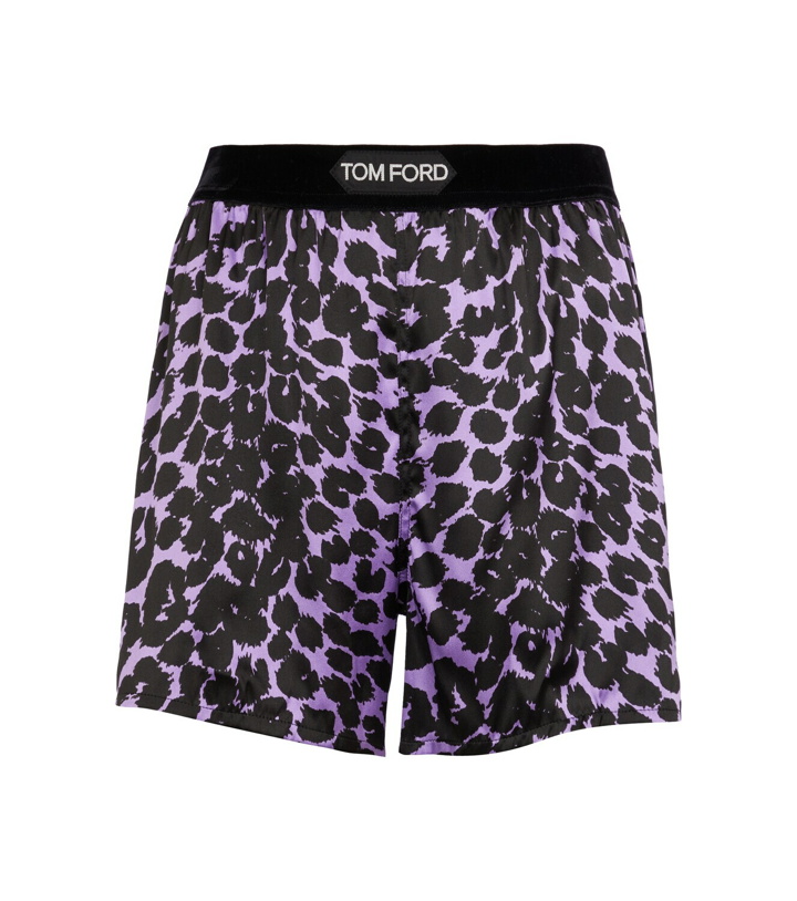 Photo: Tom Ford Leopard-print shorts