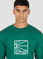 Big Logo Long Sleeve T-Shirt in Dark Green
