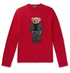 Polo Ralph Lauren - Bear-Intarsia Wool Sweater - Red