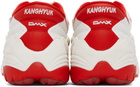 KANGHYUK White & Red Reebok Classics Edition DMX Run 6 Modern Sneakers