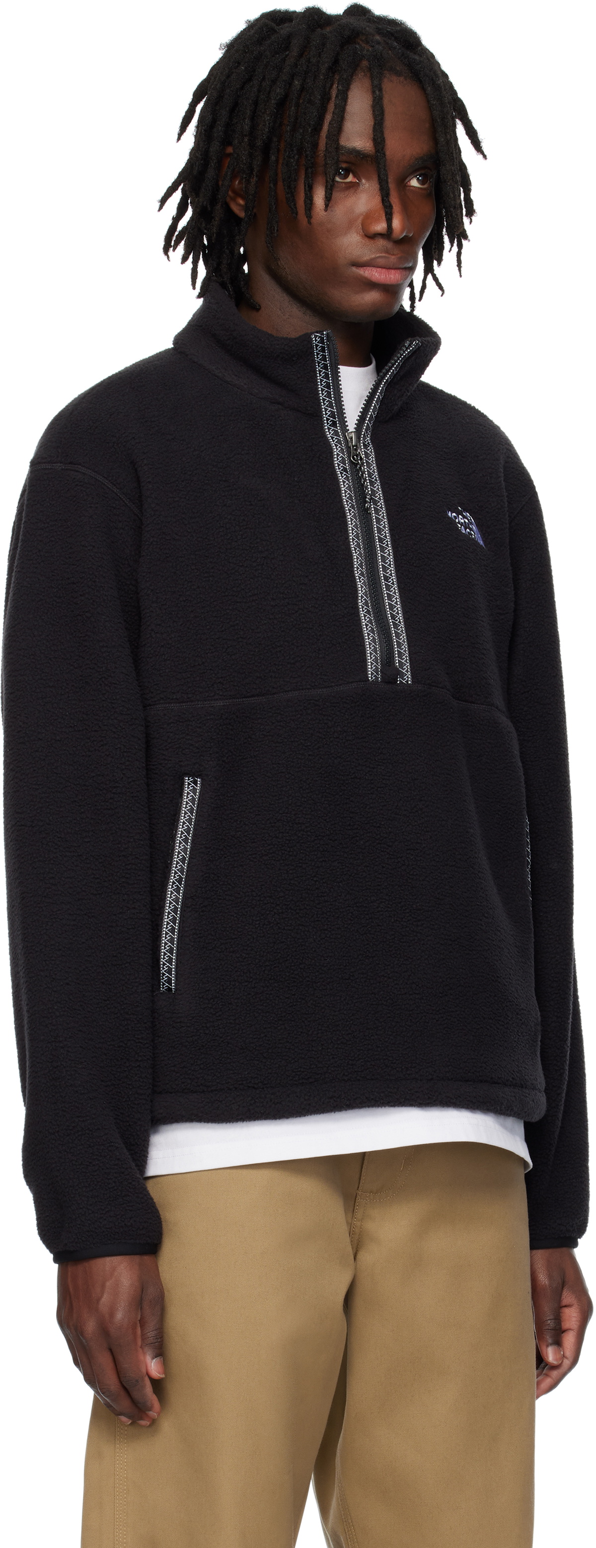 The North Face Black Fleeski 1/4 Zip Sweater