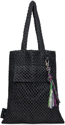 Song for the Mute Black Flap Pocket Tote