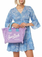 MC2 Saint Barth Lilac Terry Colette Sponge Handbag