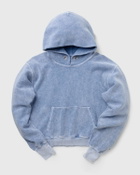 Les Tien Crop Hoodie Blue Hoodies